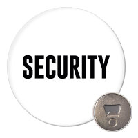 Magnet Security Schriftzug 59mm Kühlschrankmagnet Flaschenöffner