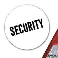 Aufkleber Security Schriftzug 10cm Sticker
