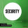 Aufkleber Security Schriftzug 10cm Sticker