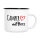 Emaille Tasse Camper mit Herz in Weiß, 300 ml