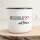 Emaille Tasse Millennial mit Herz Vintage 300ml