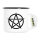 Emaille Tasse Pentagramm Drudenfuß 300ml Vintage Emaille Becher