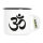 Emaille Tasse Om Symbol 300ml Vintage Emaille Becher