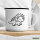Emaille Tasse Triceratops Dinosaurier 300ml Vintage Emaille Becher