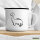 Emaille Tasse Brontosaurus Dinosaurier 300ml Vintage Emaille Becher