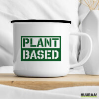 Emaille Tasse Plant Based Modern 300ml Vintage Emaille Becher