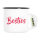 Emaille Tasse Bestie Besty 300ml Vintage Emaille Becher