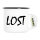 Emaille Tasse Lost Jugendwort 300ml Vintage Emaille Becher