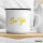 Emaille Tasse See Ya Spruch 300ml Vintage Emaille Becher