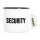 Emaille Tasse Security Schriftzug 300ml Vintage Emaille Becher