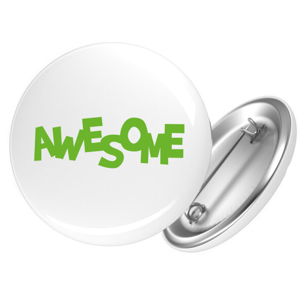 Button Awesome Schriftzug