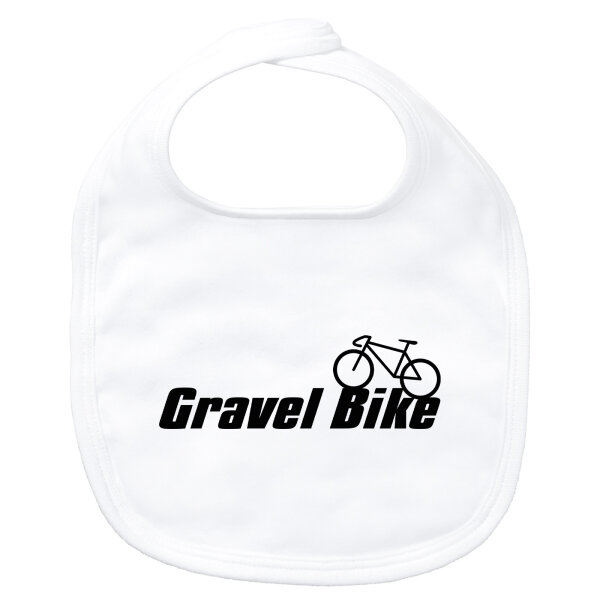 Baby Lätzchen Gravel Bike Fahrrad Klettverschluss