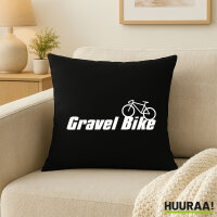 Kissen Gravel Bike Fahrrad 40x40cm