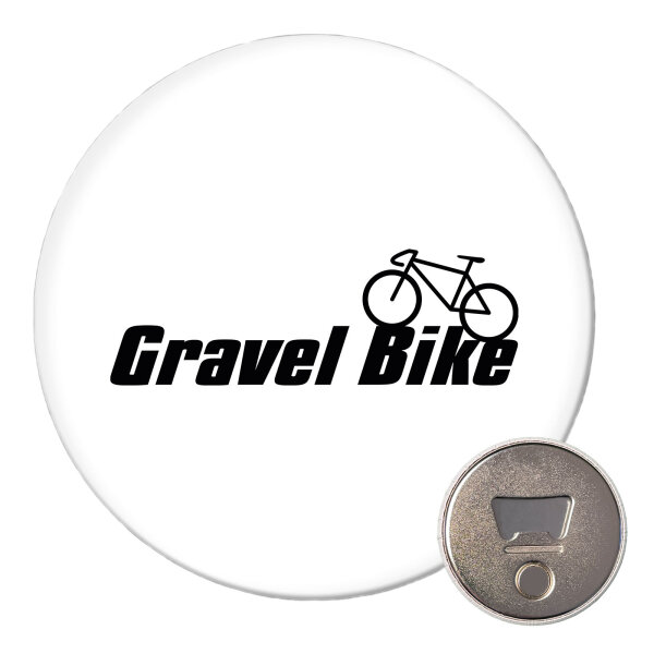 Magnet Gravel Bike Fahrrad 59mm Kühlschrankmagnet Flaschenöffner