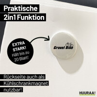 Magnet Gravel Bike Fahrrad 59mm Kühlschrankmagnet Flaschenöffner