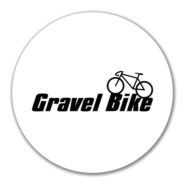Aufkleber Gravel Bike Fahrrad 10cm Sticker