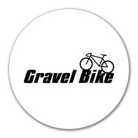 Aufkleber Gravel Bike Fahrrad 10cm Sticker