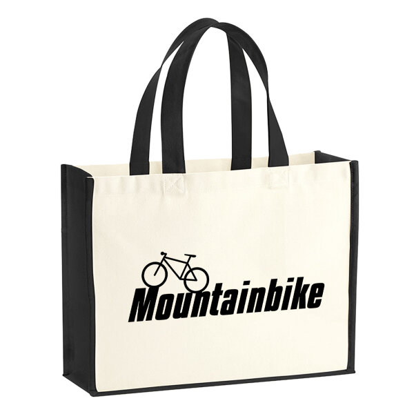 Jutetasche Mountain Bike Fahrrad 21 Liter Black