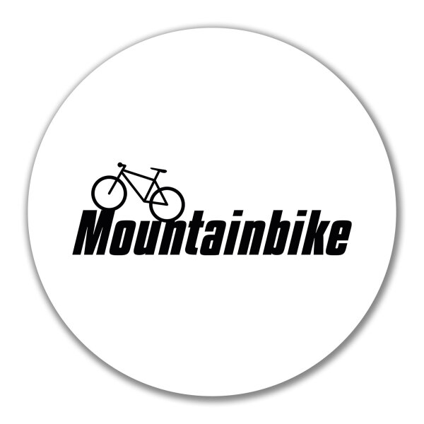 Aufkleber Mountain Bike Fahrrad 10cm Sticker