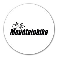 Aufkleber Mountain Bike Fahrrad 10cm Sticker