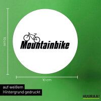 Aufkleber Mountain Bike Fahrrad 10cm Sticker