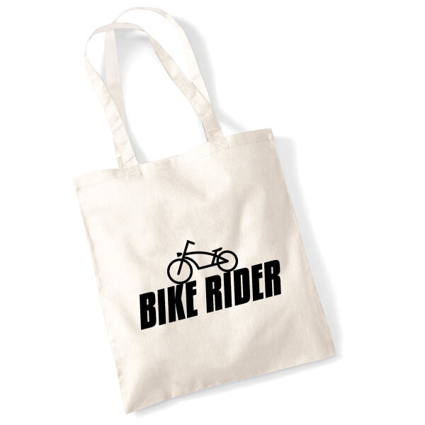Jutebeutel Bike Rider Fahrrad 10 Liter