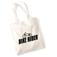 Jutebeutel Bike Rider Fahrrad 10 Liter