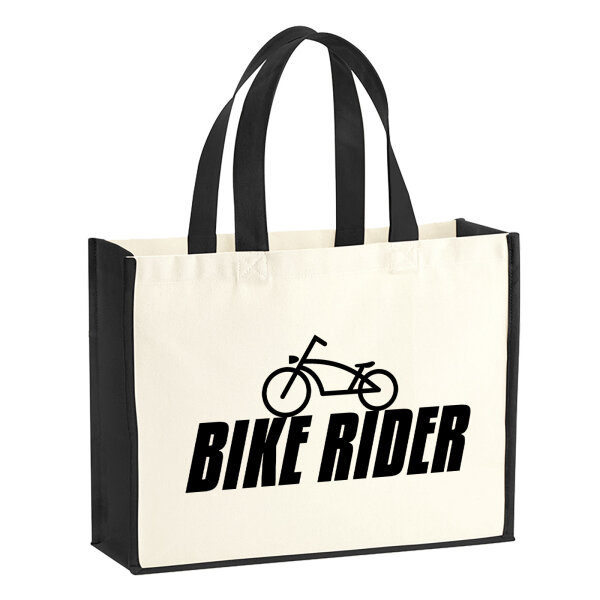 Jutetasche Bike Rider Fahrrad 21 Liter Black