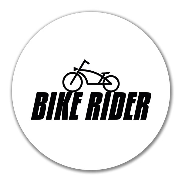 Aufkleber Bike Rider Fahrrad 10cm Sticker