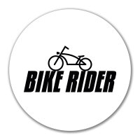 Aufkleber Bike Rider Fahrrad 10cm Sticker