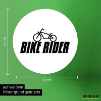 Aufkleber Bike Rider Fahrrad 10cm Sticker
