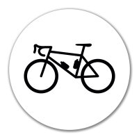 Aufkleber Bike Fahrrad 10cm Sticker