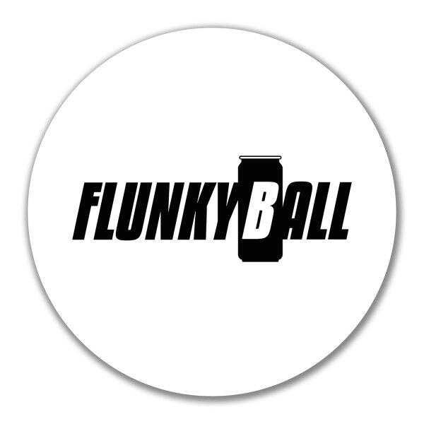 Aufkleber Flunkyball Bierdose 10cm Sticker