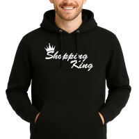 Unisex Hoodie Shopping King Krone Größe S-3XL