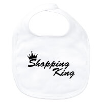 Baby Lätzchen Shopping King Krone Klettverschluss
