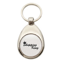 Schlüsselanhänger Shopping King Krone