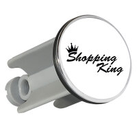 Waschbeckenstöpsel Shopping King Krone 4cm...