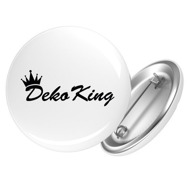 Button Deko King Krone