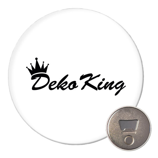 Magnet Deko King Krone 59mm Kühlschrankmagnet Flaschenöffner