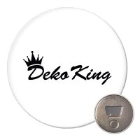 Magnet Deko King Krone 59mm Kühlschrankmagnet...
