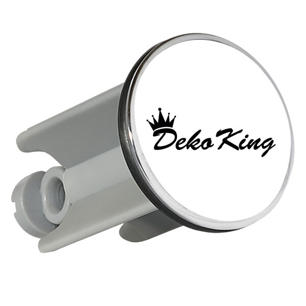 Waschbeckenstöpsel Deko King Krone 4cm Abflussstopfen