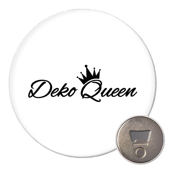 Magnet Deko Queen Krone 59mm Kühlschrankmagnet Flaschenöffner