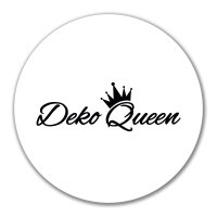 Aufkleber Deko Queen Krone 10cm Sticker