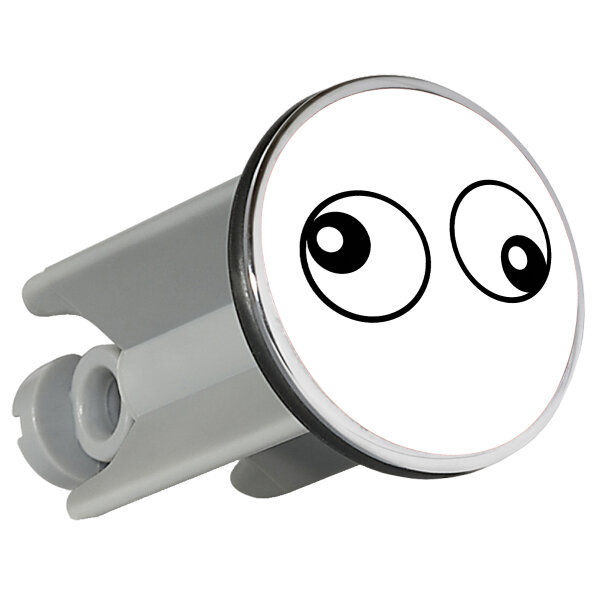 Waschbeckenstöpsel Freaky Eyes 4cm Abflussstopfen