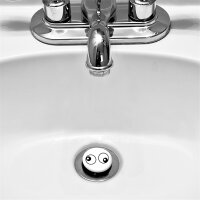Waschbeckenstöpsel Freaky Eyes 4cm Abflussstopfen