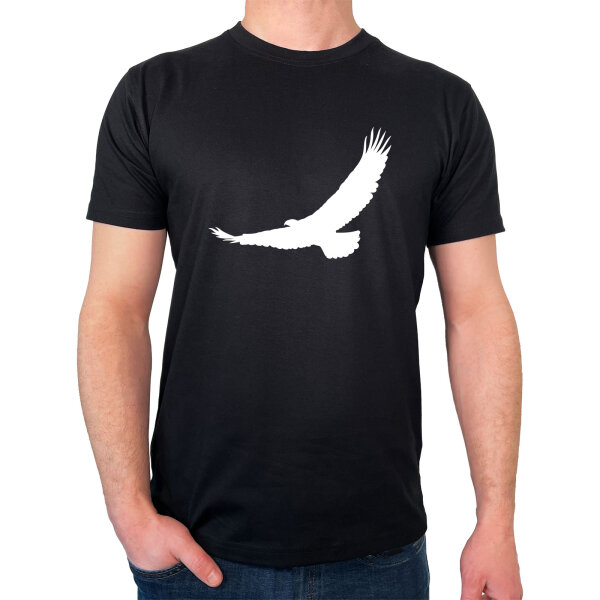 Herren T-Shirt Eagle Silhouette  Adler Größe S-3XL