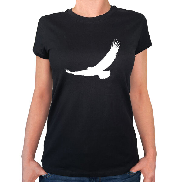 Damen T-Shirt Eagle Silhouette  Adler Größe XS-XXL