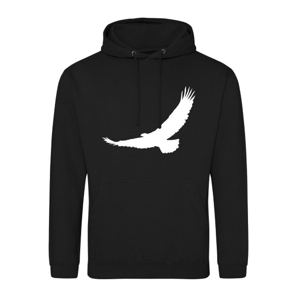 Unisex Hoodie Eagle Silhouette  Adler Größe S-3XL