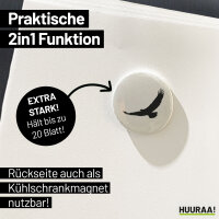 Magnet Eagle Silhouette Adler 59mm Kühlschrankmagnet