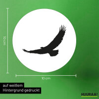 Aufkleber Eagle Silhouette  Adler 10cm Sticker